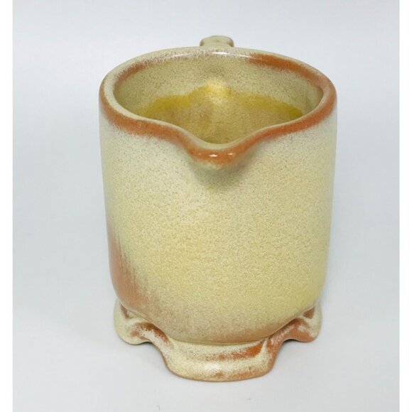 Vintage Frankoma Pottery Creamer Cream Pitcher USA Brown 4 Oz American - Picture 5 of 7